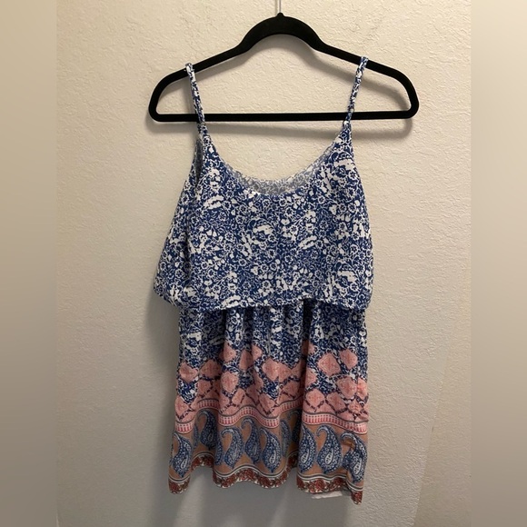 Abercrombie & Fitch Paisley Mini Dress - Picture 2 of 7